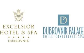 Slika prikazuje 2 logotipa firme Dubrovnik Palace